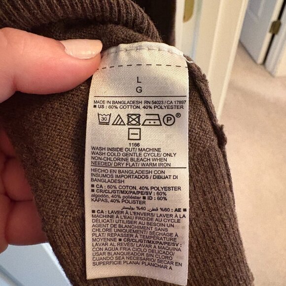 Men's Brown Crewneck - Picture 4 of 4